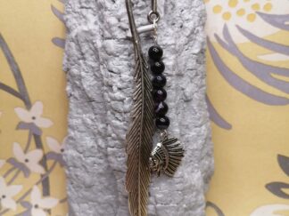 Marque-page Agate violette