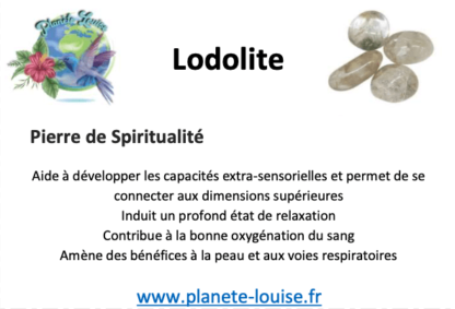 Parure Lodolite et Bois de Cèdre – Image 2