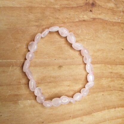 Bracelet Grains Quartz Rose