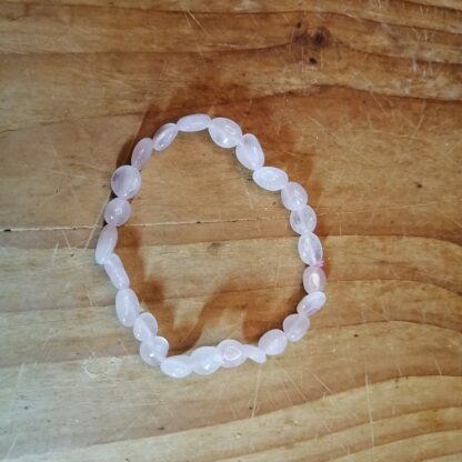 Bracelet Grains Quartz Rose – Image 2