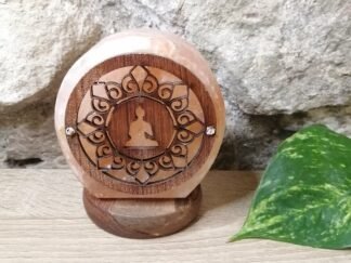 Lampe de Sel Bouddha Usb