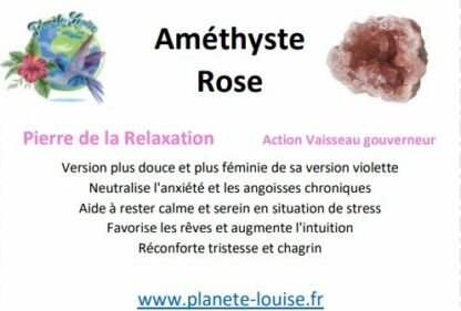 Améthyste Rose Prisme – Image 5