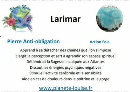 Larimar semie polie n°4 – Image 2