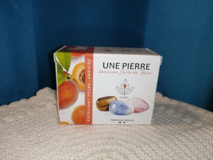 Savon exfoliant Pêche et Abricot pierre surprise