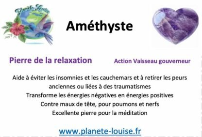 Cadre flottant 3d Améthyste – Image 2