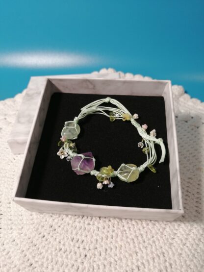 Bracelet Fluorite brute