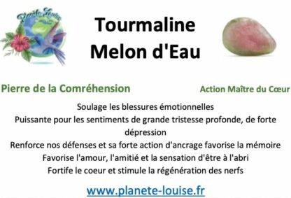 Tourmaline melon d'eau multicolore Bague – Image 2