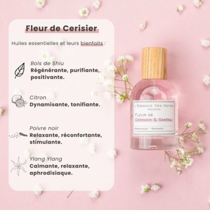 Eau de Parfum Fleur de Cerisier et Santal, Romantisme – Image 2