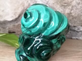 Malachite pièce à poser