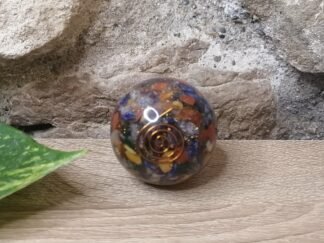 Sphère Orgonite 7 Chakras n°1