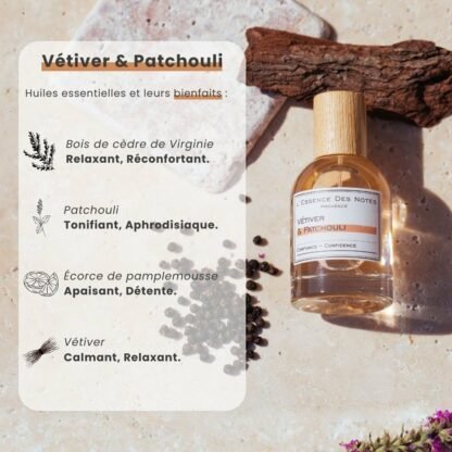 Eau de Parfum Vétiver et Patchouli, Confiance – Image 2