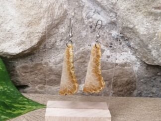 Corail fossilisé Boucles n°2