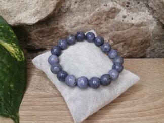 Corail bleu fossilisé Bracelet 10mm