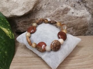 Corail fossilisé Bracelet ronds