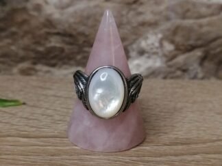Nacre Blanche Bague n°1
