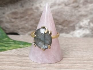 Labradorite facettée Bague n°1