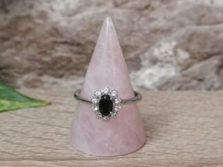 Spinelle et strass Bague n°2