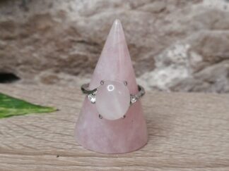 Quartz rose Bague