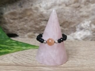 Pierre de Soleil et
Spinelle Bague