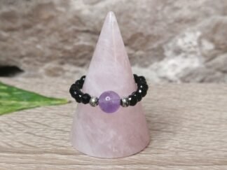 Améthyste et
Spinelle Bague