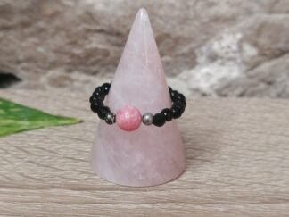 Rhodonite et
Spinelle Bague