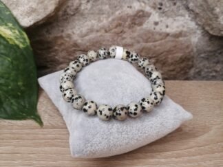 Jaspe Dalmatien Bracelet 8mm
