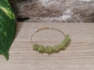 Péridot Bracelet mémoire de forme