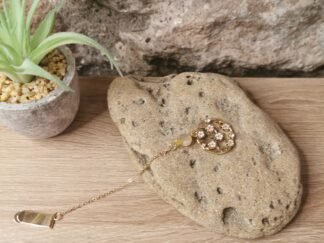 Agate Sakura Fleur de cerisier et son lampion marque-pages